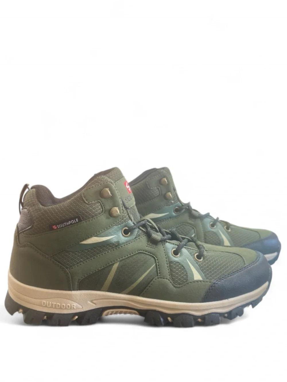 Southpole Olive Green Trail Hiking Boots Size US  Men’s 9.5